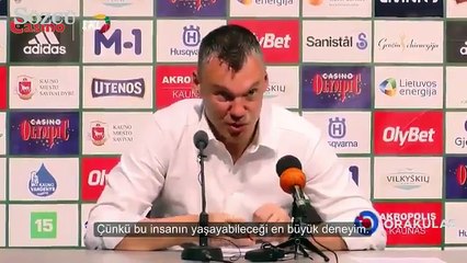 Jasikevicius'tan hayat dersi! O soru sonrasında...
