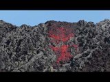 Lava Tumbles Down Side of Kilauea Volcano