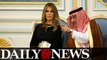 Melania Trump Is Without A Headscarf In Saudi Arabia