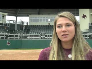 One K at a Time, Identical Twins Lead Bobcat Softball Pitching Attack
