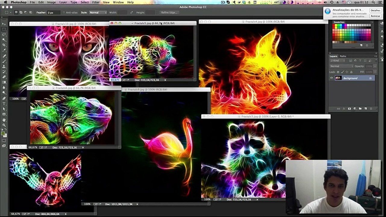 Curso de Photoshop CC #18 ACTIONS (Ações) - Deixe o photoshop trabalhar pra vc.