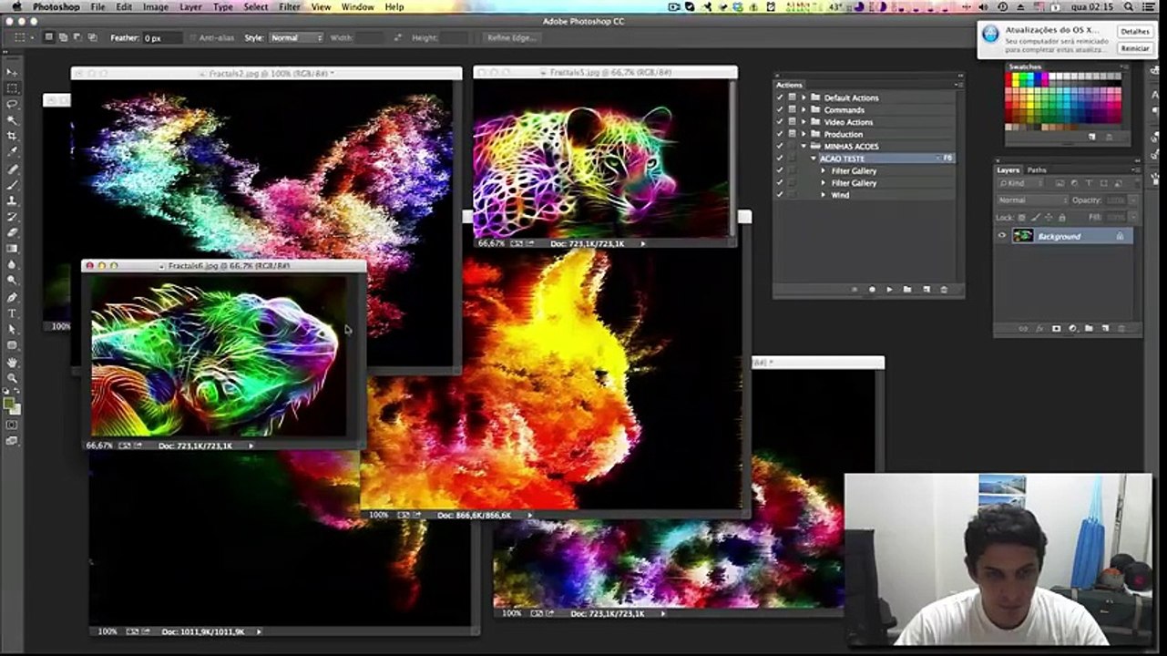 Curso de Photoshop CC #19 AUTOMATE BATCH (Automação) - Levando as Actions a outro nível.