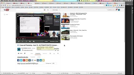 Curso de Photoshop CC #19.1 AUTOMATE BATCH - Automação e Agilidade no Photoshop
