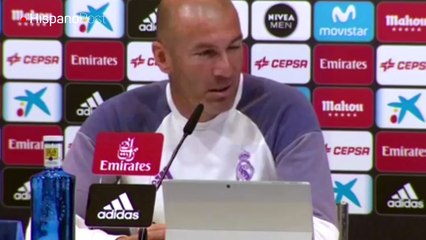 Zidane: "Muchos seguro que no quieren que gane el Madrid"