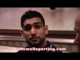 AMIR KHAN DISCLOSES ADVICE ANDRE WARD & ANDRE BERTO GAVE HIM - EsNews Boxing