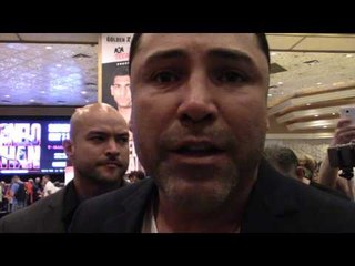 oscar de la hoya got 2 ringside seats for donald trump! EsNews Boxing
