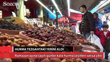 Hurma tezgahtaki yerini aldı