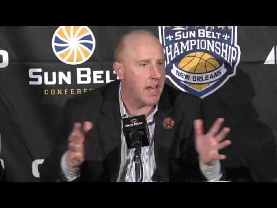 2015 Sun Belt Women's Basketball Champ: Quarterfinal Press Conference (Arkansas State vs App State)