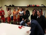 Football : la joie de Baptiste Giabiconi après le maintien du FC Martigues en CFA