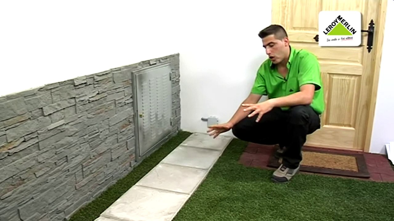 Instalar focos empotrables de exterior (Leroy Merlin)