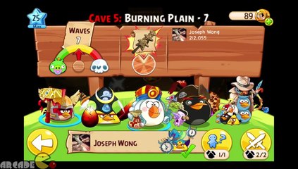 Angry Birds Epic  So Close To The FINAL CAVE  - CAVE 5 Burning Plain Level 7