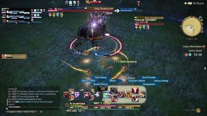 FINAL FANTASY XIV - Odin in running animation while casting