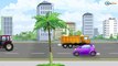 Kids Car Cartoons The Police Car & Fire Truck rescue in the Trucks City 2D Animation Children Video