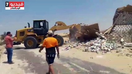 استرداد 3 آلاف فدان من أملاك الدولة بالقنطرة شرق وإزالة تعديات عن 46 منزلا