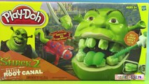 Play Doh  Shrek Pâte à modeler Le dentiste ♥ Play doh Shrek 2 Rotten Root Canal Playset