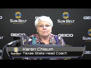 2014 Sun Belt Conference Volleyball Championship: Match 6 Texas State Head Coach  Karen Chisum