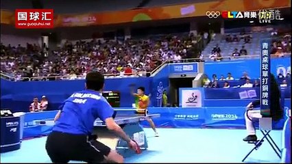 樊振东松村攻削对决！国球汇乒乓十佳球之青奥会特辑 标清
