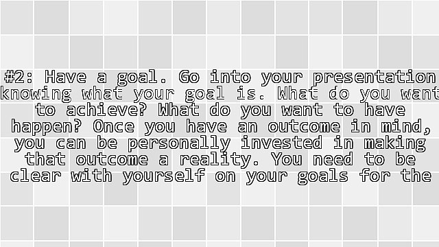 5 Tips to Make This Your Year for Successful Presentations!