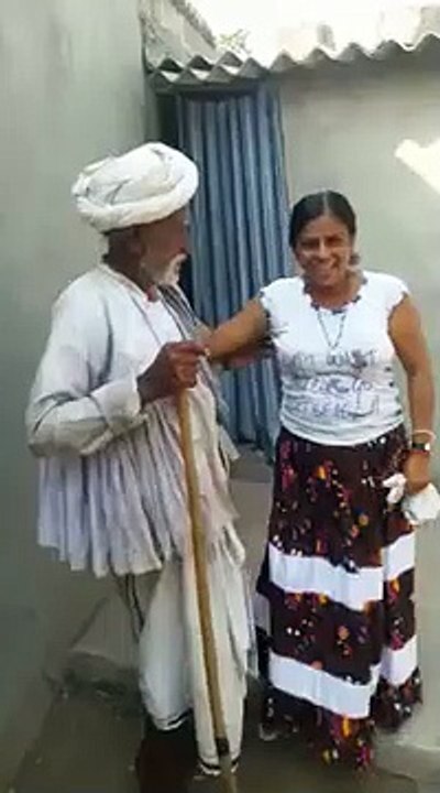 Uncle with aunty
