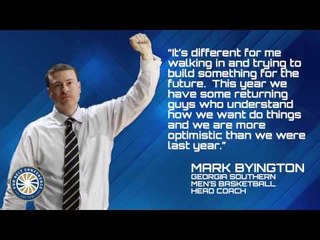 2014 Men's Basketball Media Day: Georgia Southern Head Coach Mark Byington