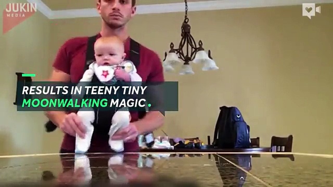 Baby moonwalks to Michael Jackson's 'Beat It' - Pop Star Jackson 2017 Full HDbaby