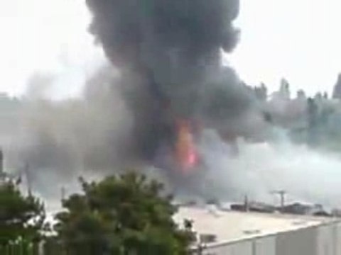 2 views of Tacoma propane explosion fireball