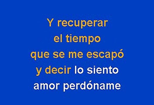 Aleks Syntek - Volverte a ver (Karaoke)