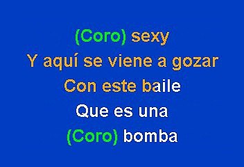 Azul Azul - Bomba (Karaoke)