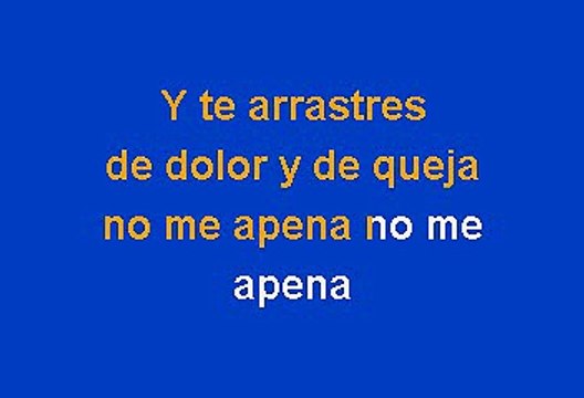 Corazón de Acero - Sonora Santanera (Karaoke)
