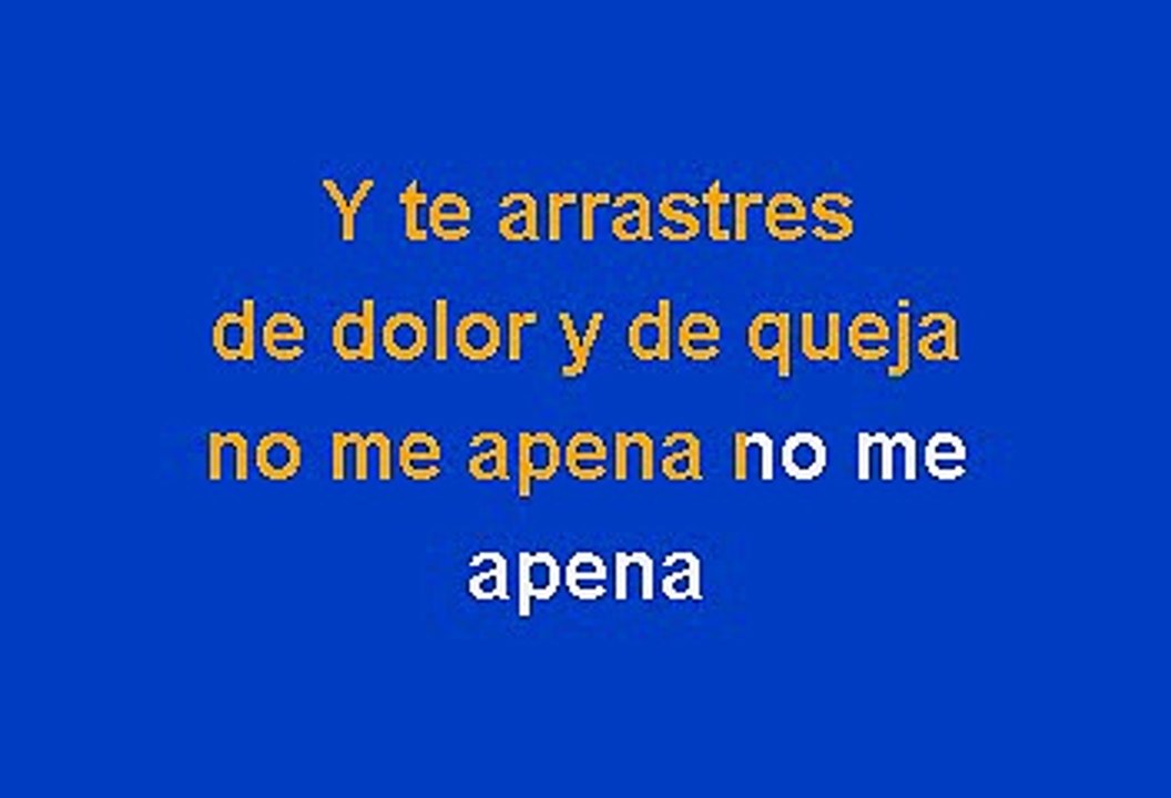 Corazón de Acero - Sonora Santanera (Karaoke)
