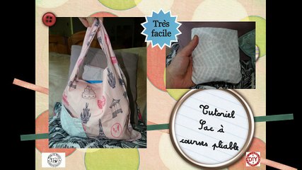 sac pliable pour faire des petites courses