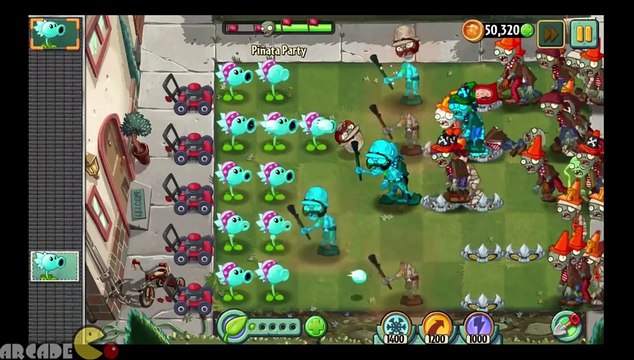 Plants Vs Zombies 2 Dark Ages August 26 Piñata Party Spike Rock Ice Peashooter