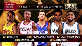 NBA - Who is the Rookie of the year - Embid, Saric or malcolm brogdon - May 19, 2017