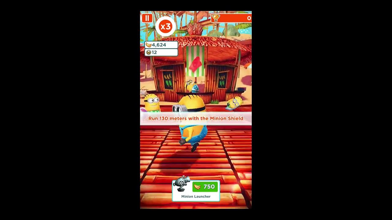 Despicable Me Minion Rush Minion Shield Unlocked