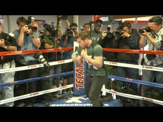 canelo alavrez arrived to the gym 12 days before his fight with khan EsNews Boxing