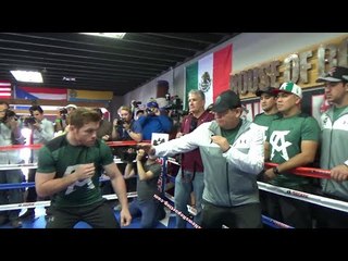 CANELO ON HIS IMPROVED HAND SPEED "IT'S MORE PRECISION THAN SPEED" SQUARES UP WITH CHEPO - EsNews