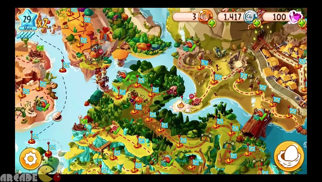 Angry Brids Epic  Tuesday Challenge Dungeon Ghost Ship Team Up With Mc'Cool Gold Piggies