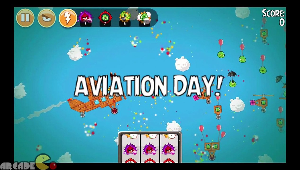 Angry Birds  Angry Birds Season Pig Day, Aviation Day ! Pilot Bad Piggies
