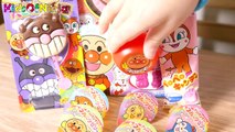 アンパンマン おもちゃ ふくびき ごっこ遊び & ペロペロチョコ Anpanman Kids Toy Lottery and Lollipop Chocolate