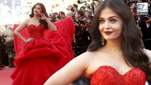 Aishwarya Rai Looks RAVISHING In Red Gown At Cannes 2017