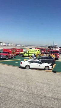 Aeromexico Plane Collides With Truck at Los Angeles Airport