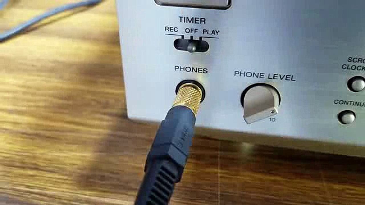 SONY MDデッキ MDS-JE700（ヘッドフォン出力）