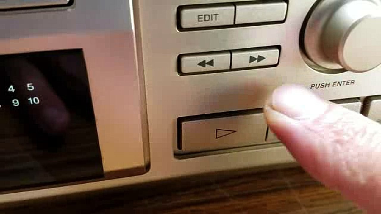 SONY MDデッキ MDS-JE700 動作テスト（録音）