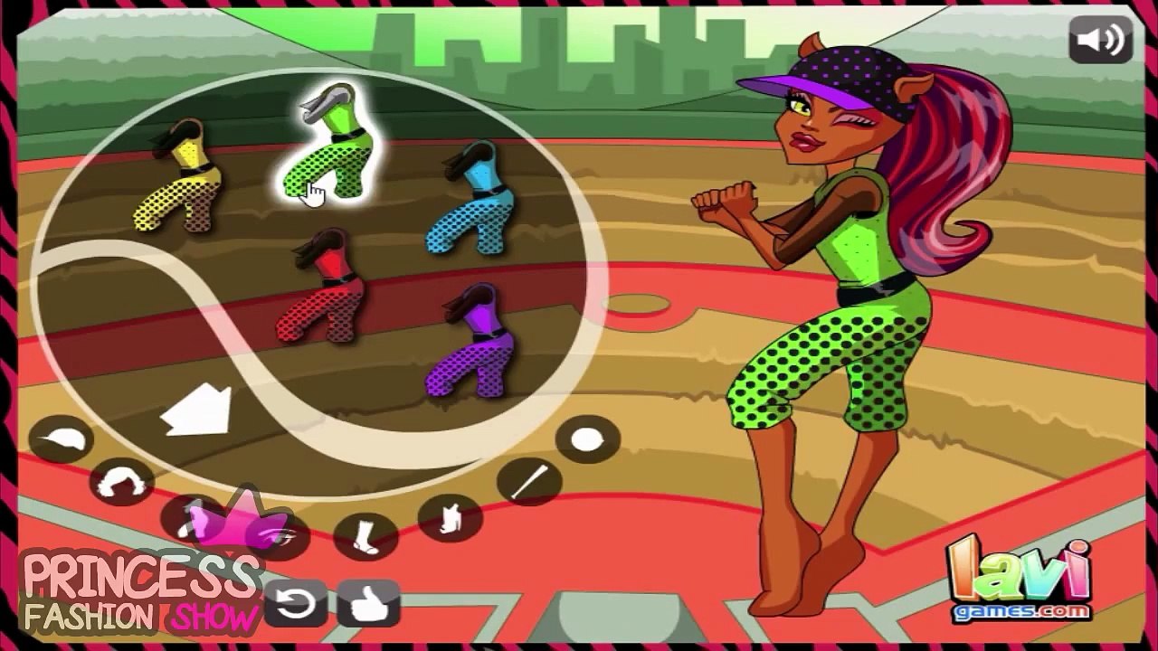 Monster High Full Episode Game - Clawdeen Wolf Ghouls Sports Makeover (NEW Monster High Games)
