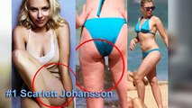 10 famosas en bikini con y sin Photoshop