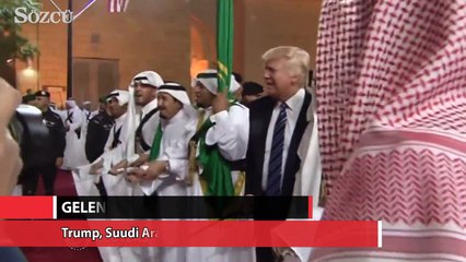 Trump geleneksel kılıç dansına katıldı