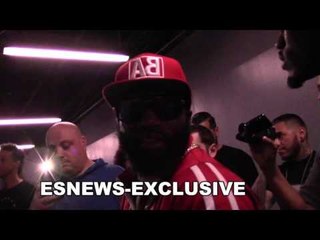 adrien broner like a rock star in LA EsNews Boxing