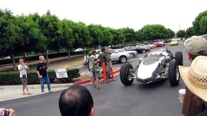 Beastly Tank Engine Car at Cars and Coffee in Irvine