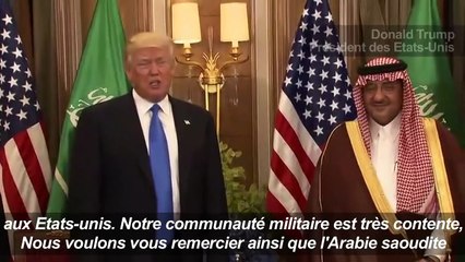 Accueil royal et méga-contrats pour Trump en Arabie saoudite