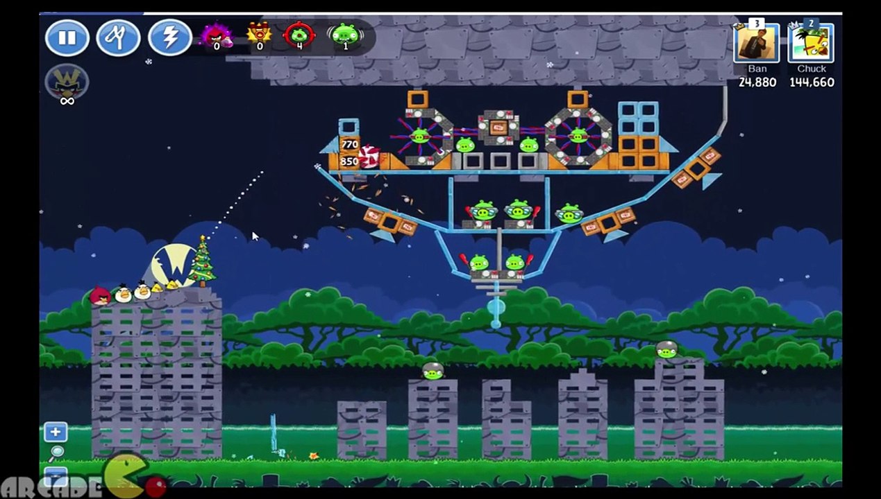 Angry Birds Friends - Facebook Friends Tournament Wing Man 2 Challenge Week 116 August 5th Level 3-4